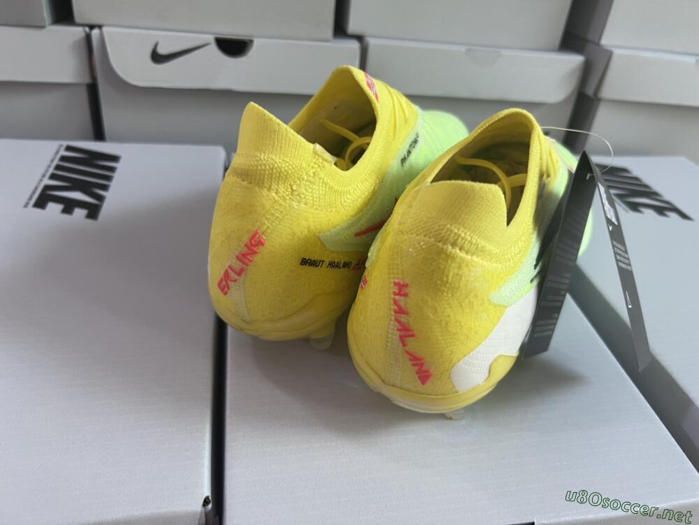 Unisex Nike Phantom GX Elite FG Football Boots - Yellow/Green/Black/Red
