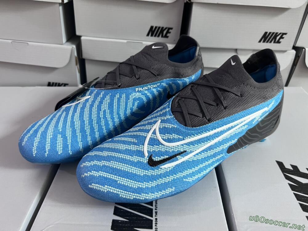 Unisex Nike Phantom GX Elite FG Football Boots - Blue/White/Black