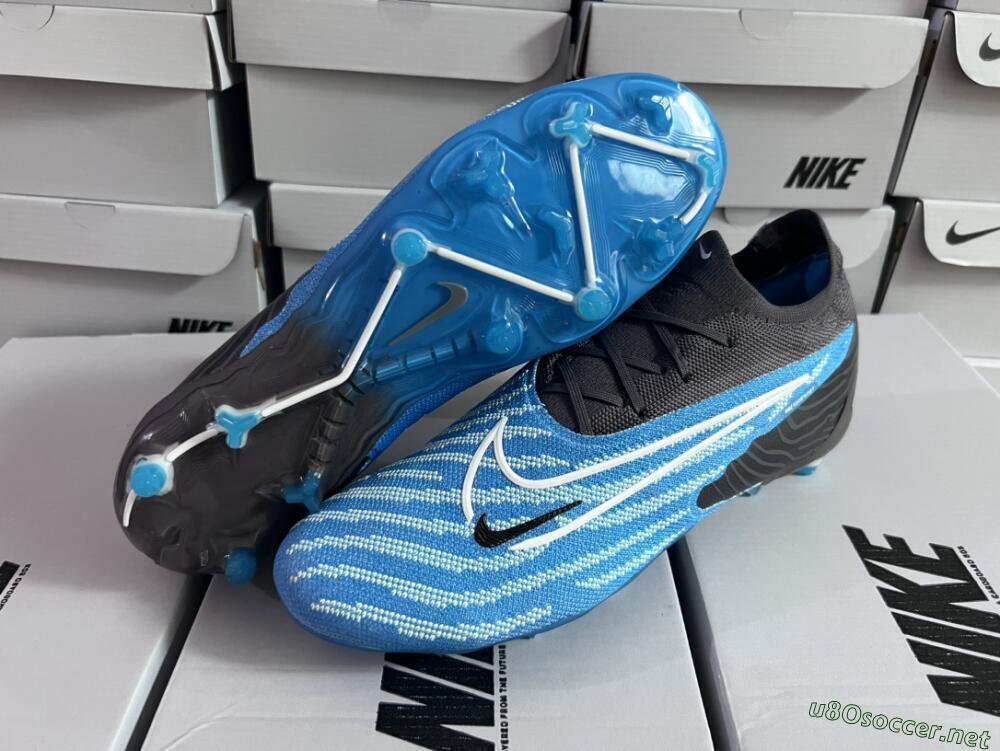 Unisex Nike Phantom GX Elite FG Football Boots - Blue/White/Black