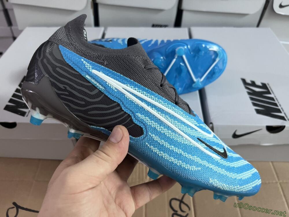 Unisex Nike Phantom GX Elite FG Football Boots - Blue/White/Black