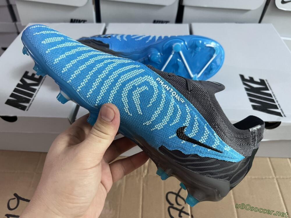 Unisex Nike Phantom GX Elite FG Football Boots - Blue/White/Black
