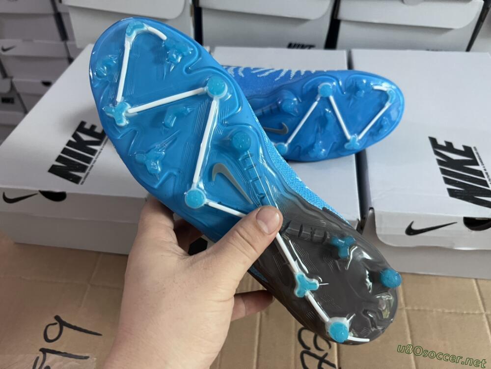Unisex Nike Phantom GX Elite FG Football Boots - Blue/White/Black