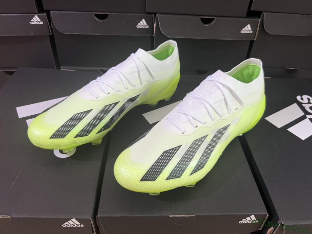 Men's Adidas X Speedportal.1 FG Football Boots - Green/Black/White