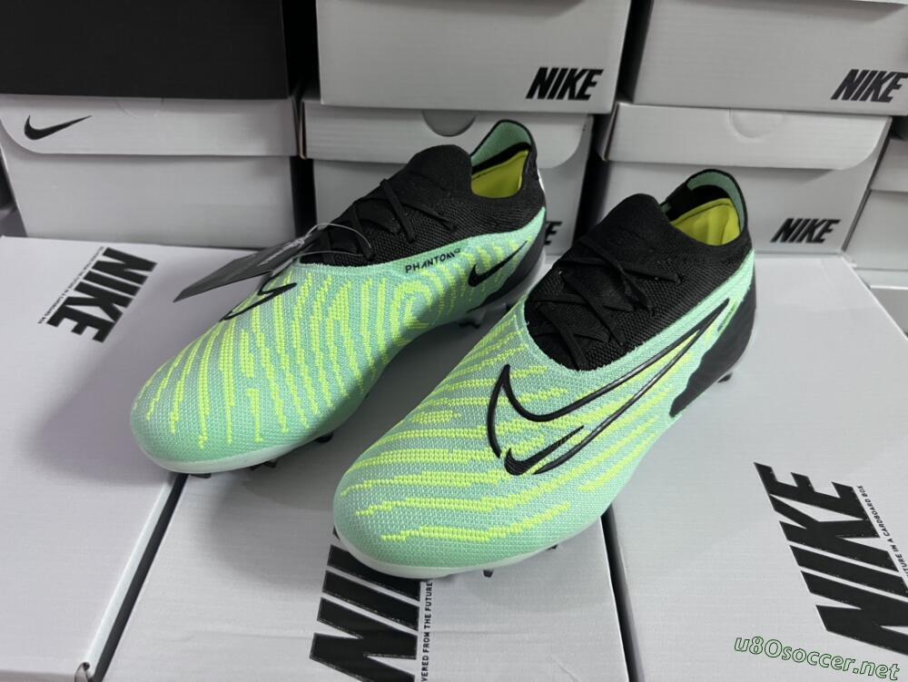 Unisex Nike Phantom GX Elite FG Football Boots - Green/Black