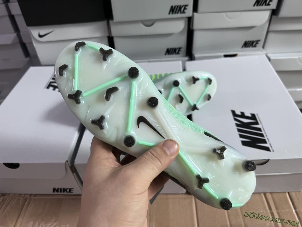 Unisex Nike Phantom GX Elite FG Football Boots - Green/Black
