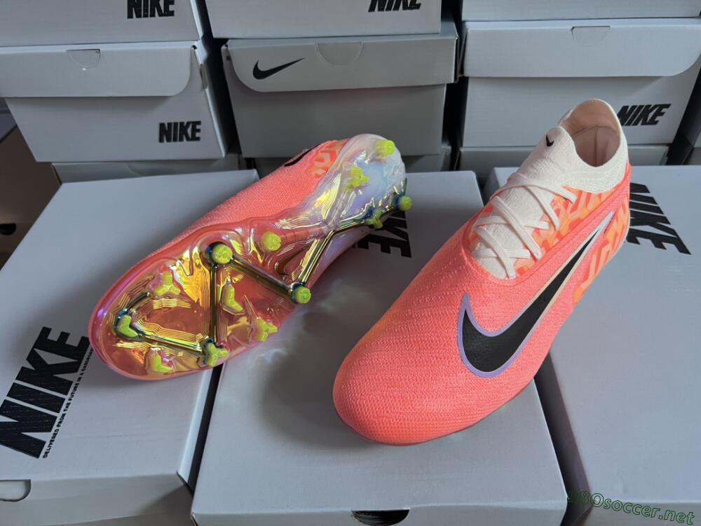 Men's Nike Phantom GX Elite FG Football Boots - Orange/Black/Sliver