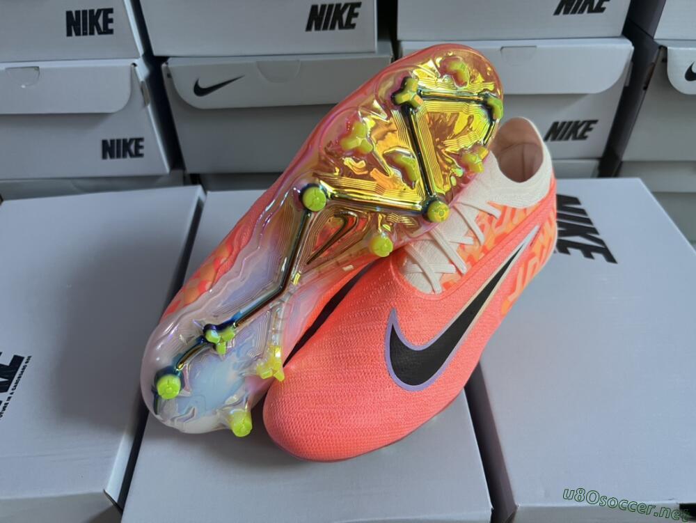 Men's Nike Phantom GX Elite FG Football Boots - Orange/Black/Sliver