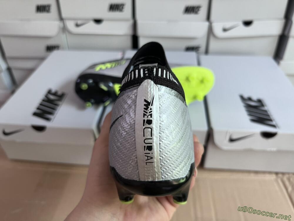 Unisex Nike Air Zoom Vapor 15 Elite SE AG Football Boots - Silver/Green/Black