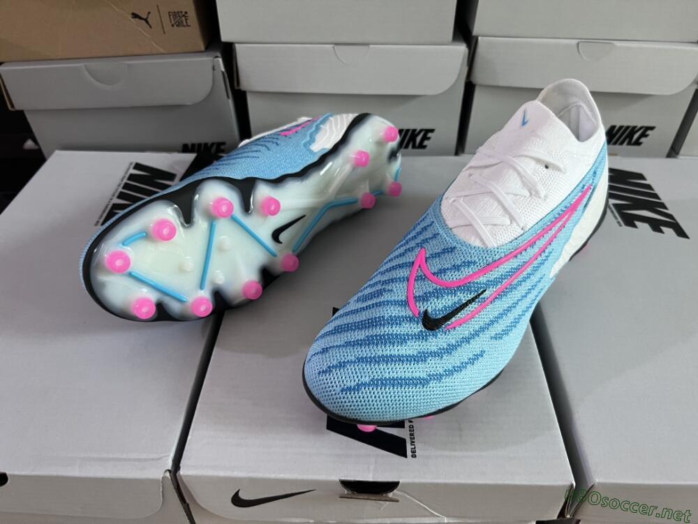 Men's Nike Phantom GX Elite AG Football Boots - Blue/Pink/White