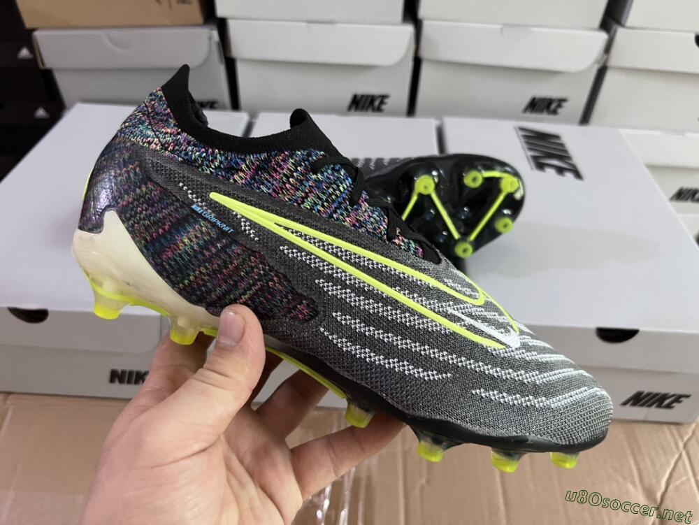 Men's Nike Phantom GX Elite AG Football Boots - Grey/Green