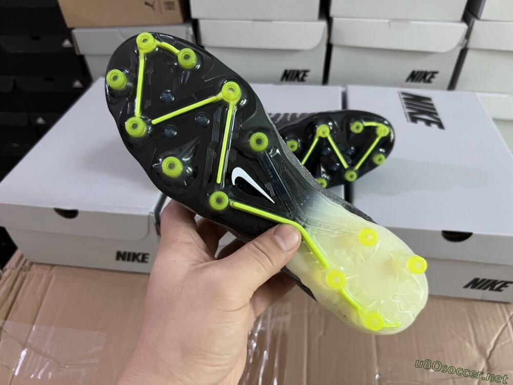 Men's Nike Phantom GX Elite AG Football Boots - Grey/Green