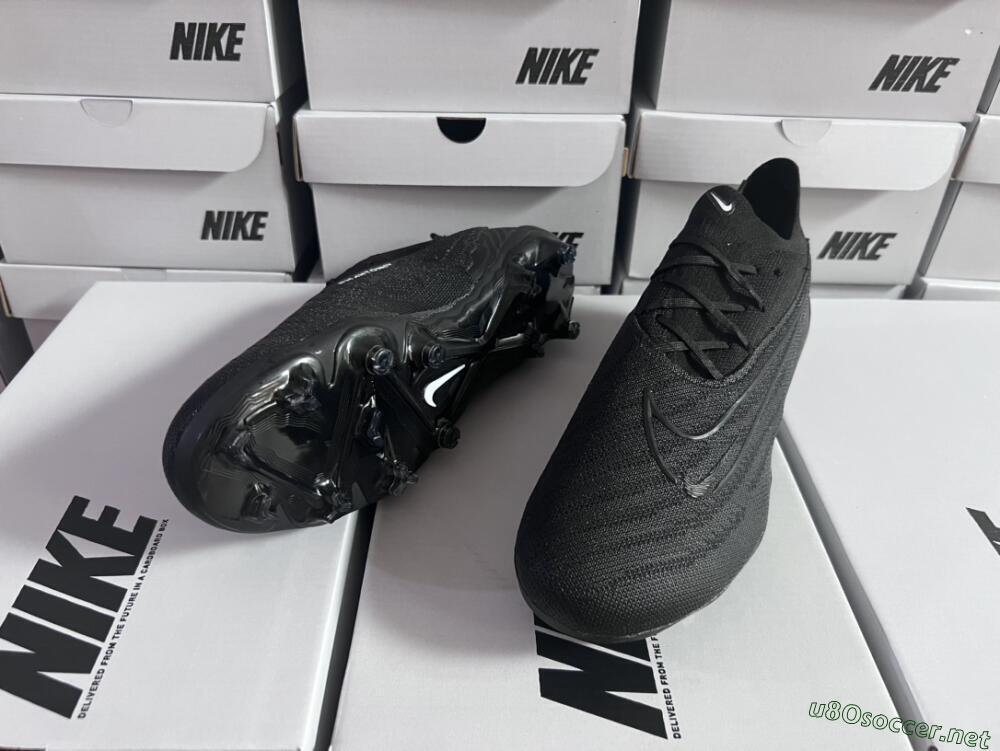 Unisex Nike Phantom GX Elite FG Football Boots - Black/White/Black