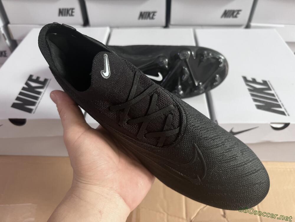 Unisex Nike Phantom GX Elite FG Football Boots - Black/White/Black