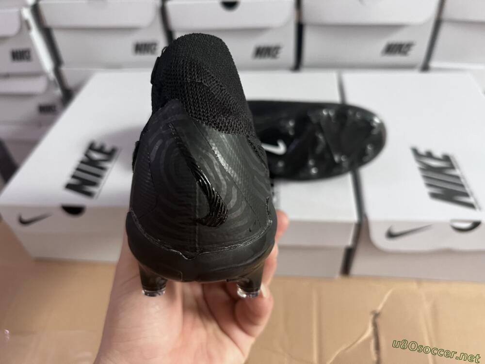 Unisex Nike Phantom GX Elite FG Football Boots - Black/White/Black
