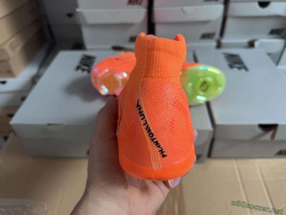 Men's Nike Phantom Luna Elite FG Football Boots - Orange/Black/Green