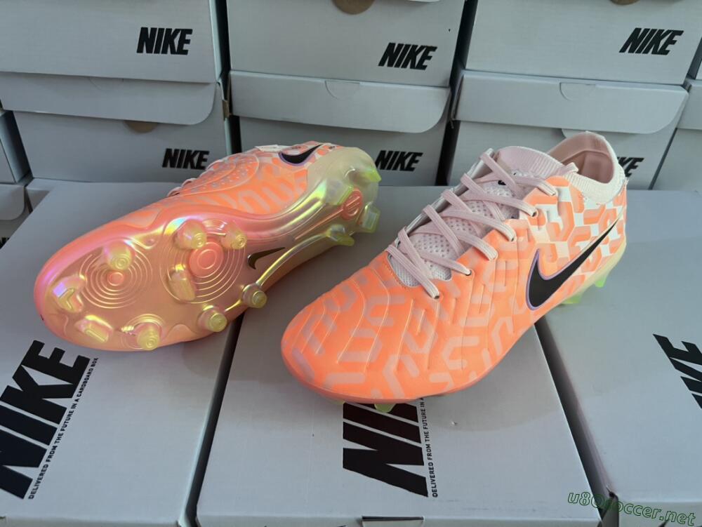 Men's Nike Tiempo Legend 10 Elite FG Football Boots - Pink/Black