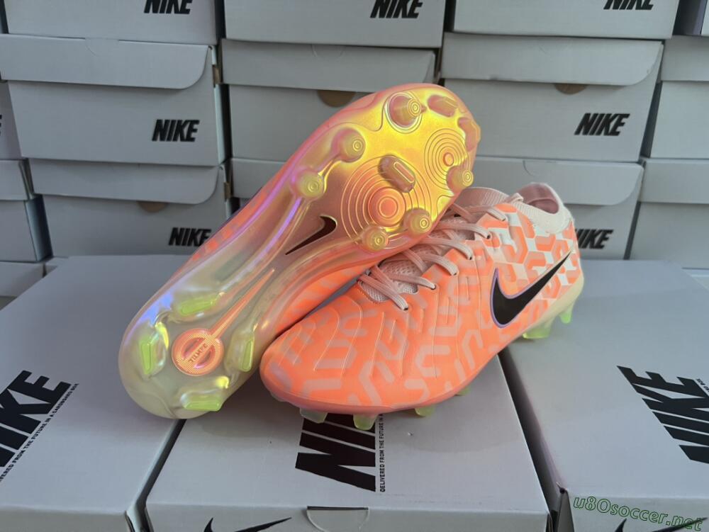 Men's Nike Tiempo Legend 10 Elite FG Football Boots - Pink/Black