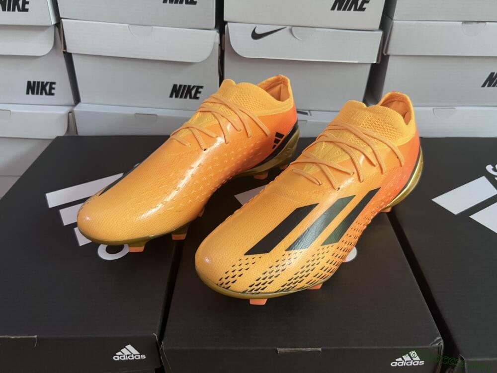 Men's Adidas X Speedportal.1 FG Football Boots - Orange/Black