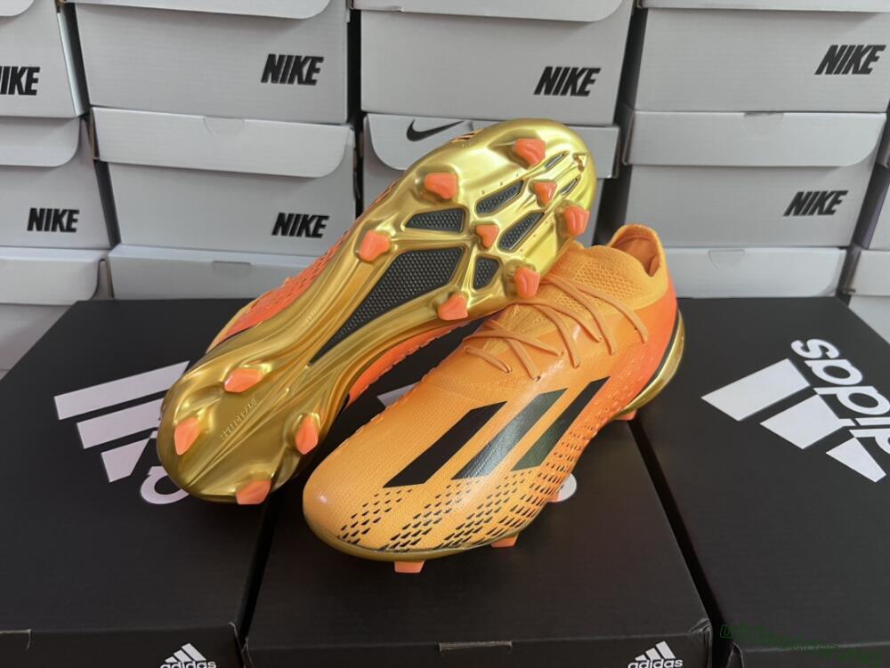 Men's Adidas X Speedportal.1 FG Football Boots - Orange/Black