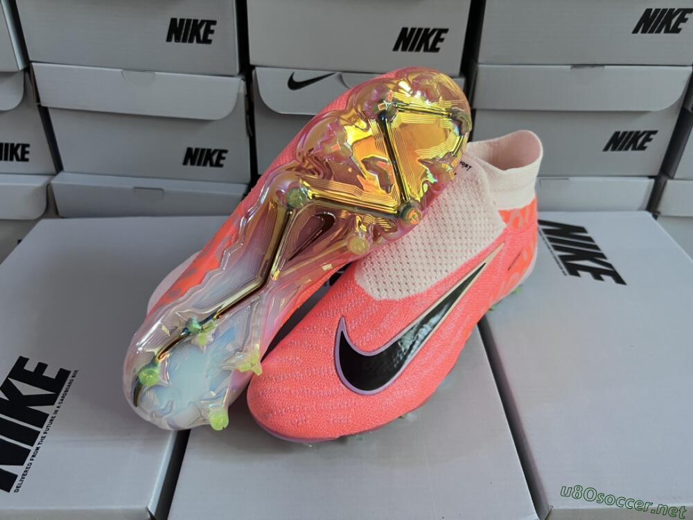 Unisex Nike Phantom GX DF Elite FG Football Boots - Orange/Black/Purple