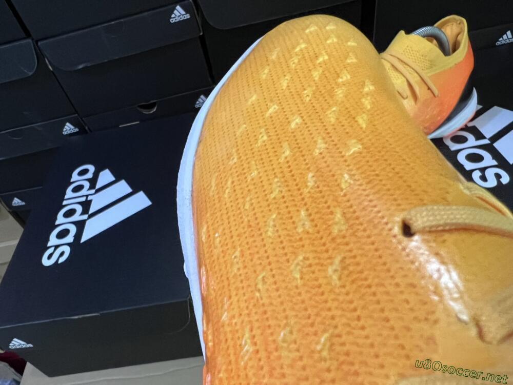 Men's Adidas X Speedportal.3 TF Football Shoes - Orange/Black/White