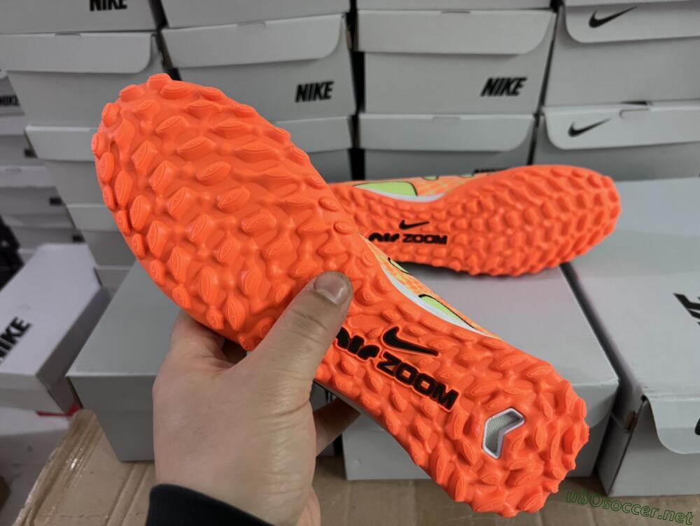 Men's Nike Air Zoom Mercurial Superfly 15 Elite TF Football Shoes - Yellow/Orange/Black