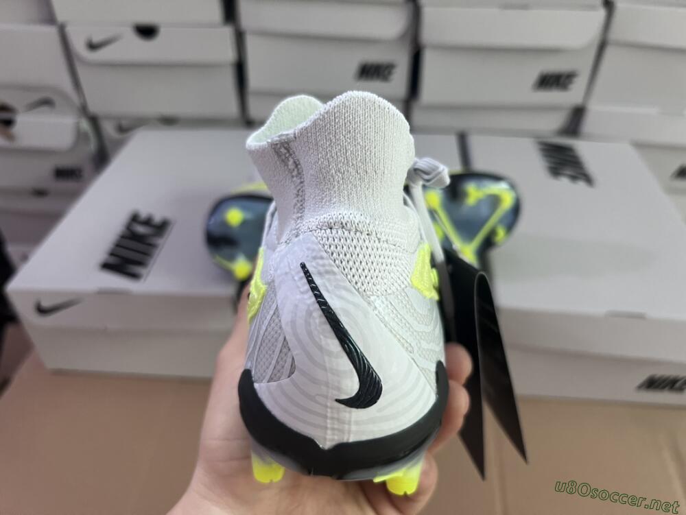Men's Nike Phantom GX Elite FG Football Boots - Grey/Green/Pink