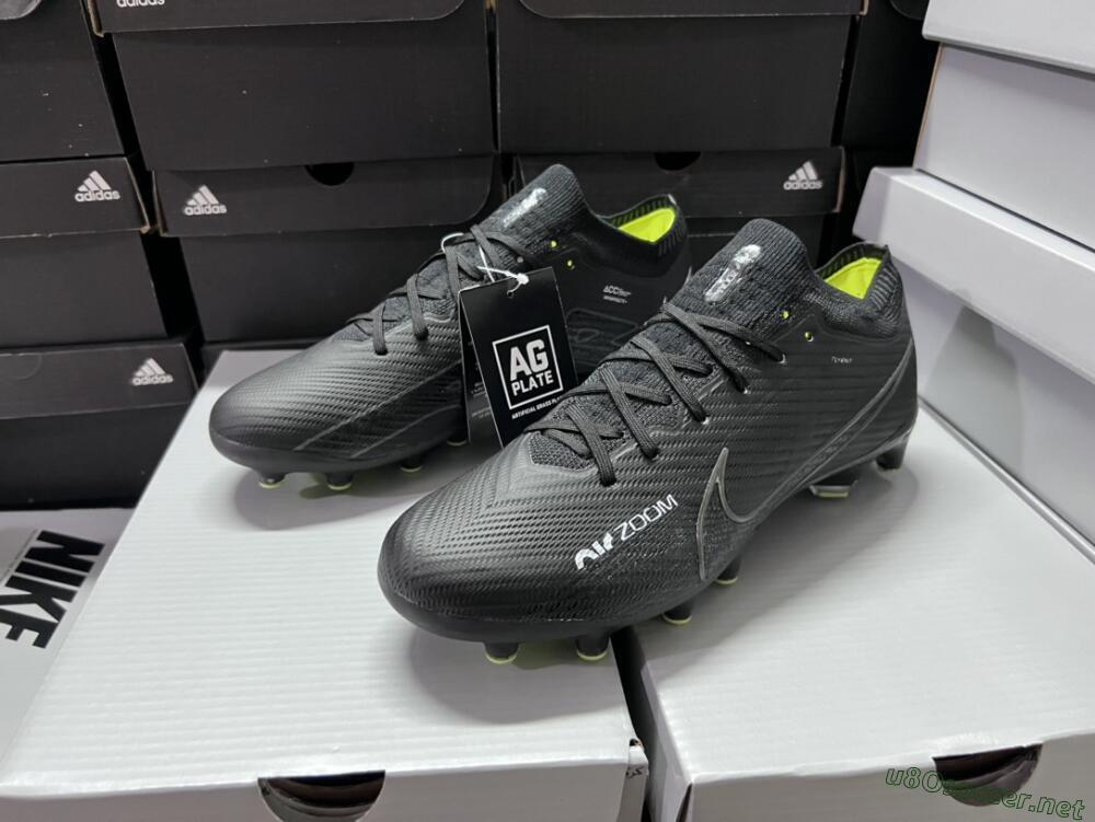 Unisex Nike Air Zoom Mercurial Vapor 15 Elite AG Football Boots - Black