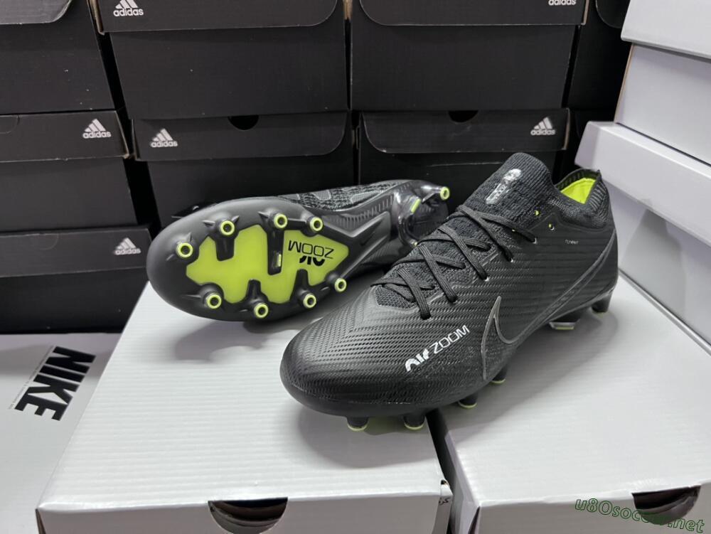 Unisex Nike Air Zoom Mercurial Vapor 15 Elite AG Football Boots - Black