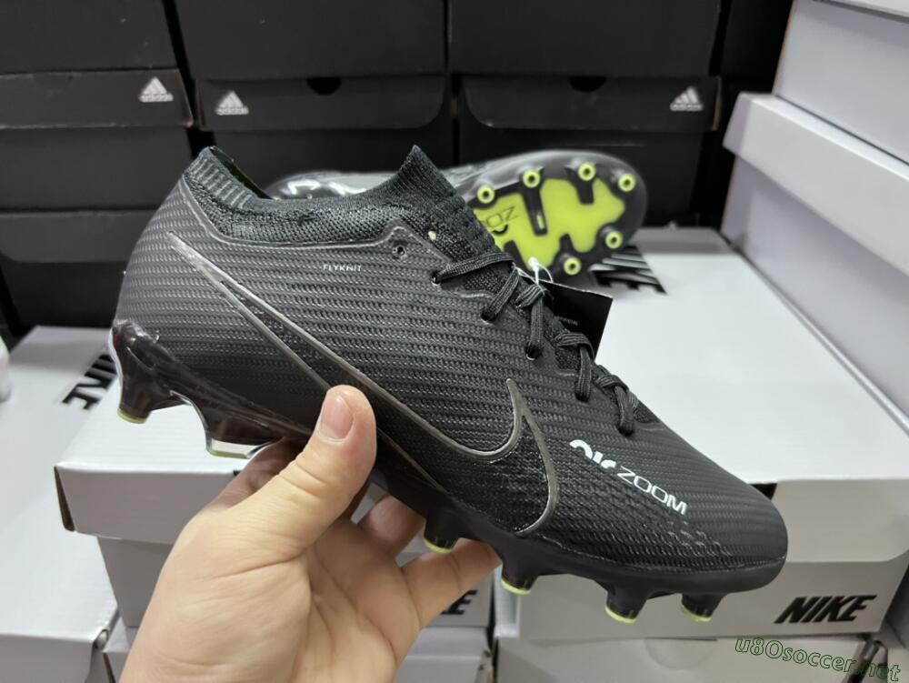 Unisex Nike Air Zoom Mercurial Vapor 15 Elite AG Football Boots - Black