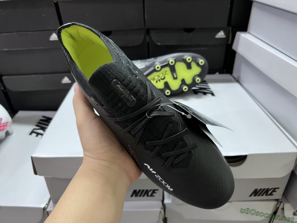 Unisex Nike Air Zoom Mercurial Vapor 15 Elite AG Football Boots - Black