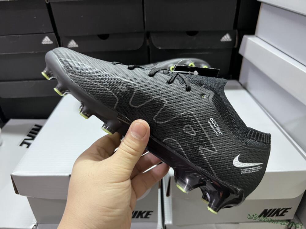 Unisex Nike Air Zoom Mercurial Vapor 15 Elite AG Football Boots - Black
