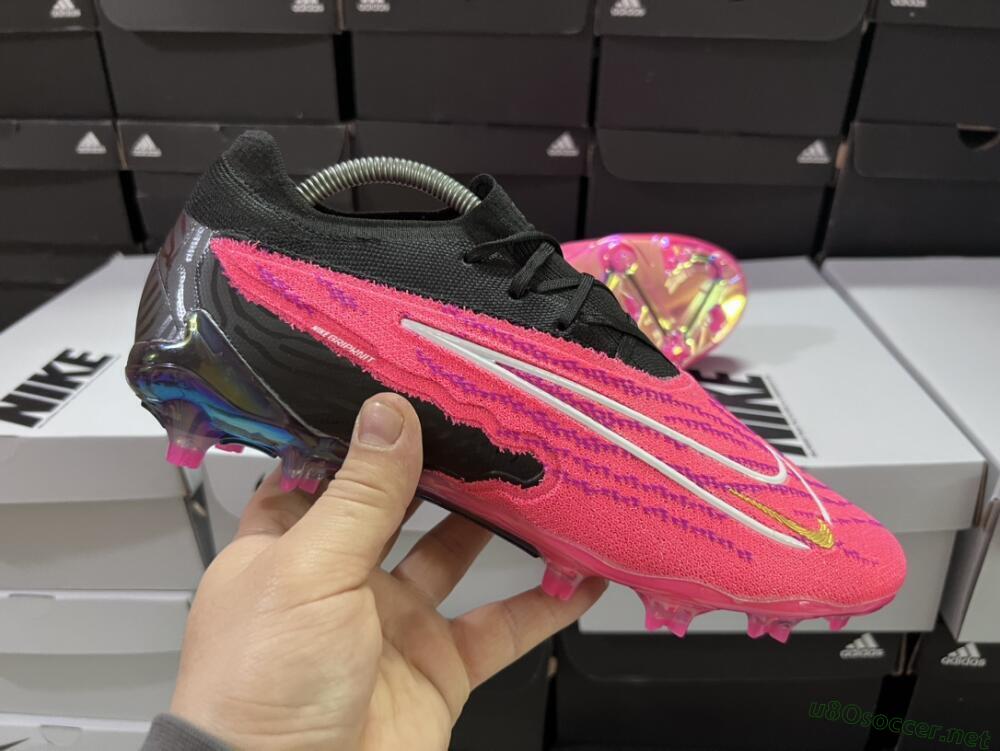 Men's Nike Phantom GX Elite FG Football Boots - Pink/Black