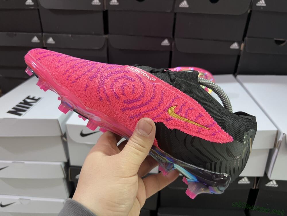 Men's Nike Phantom GX Elite FG Football Boots - Pink/Black