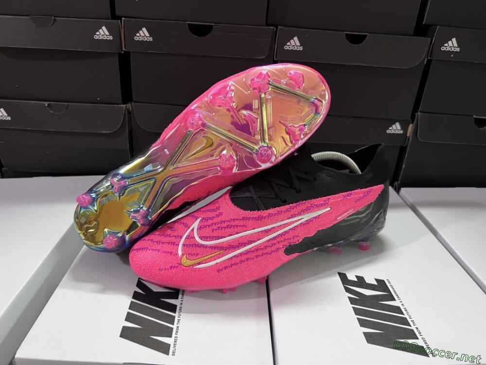 Men's Nike Phantom GX Elite FG Football Boots - Pink/Black