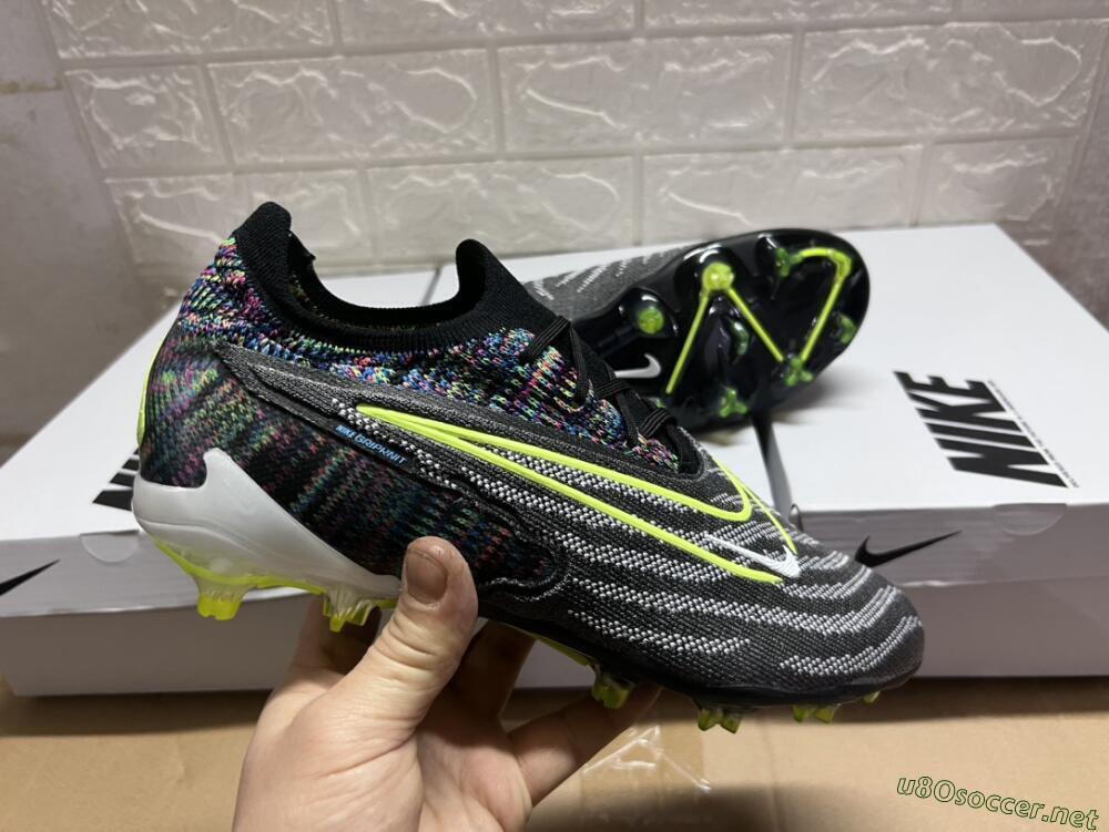 Men's Nike Phantom GX Elite FG Football Boots - Grey/Rainbow