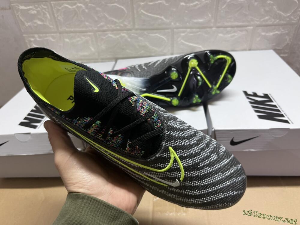 Men's Nike Phantom GX Elite FG Football Boots - Grey/Rainbow