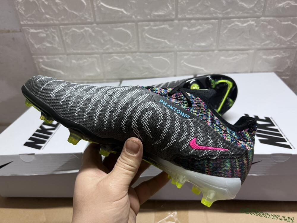 Men's Nike Phantom GX Elite FG Football Boots - Grey/Rainbow