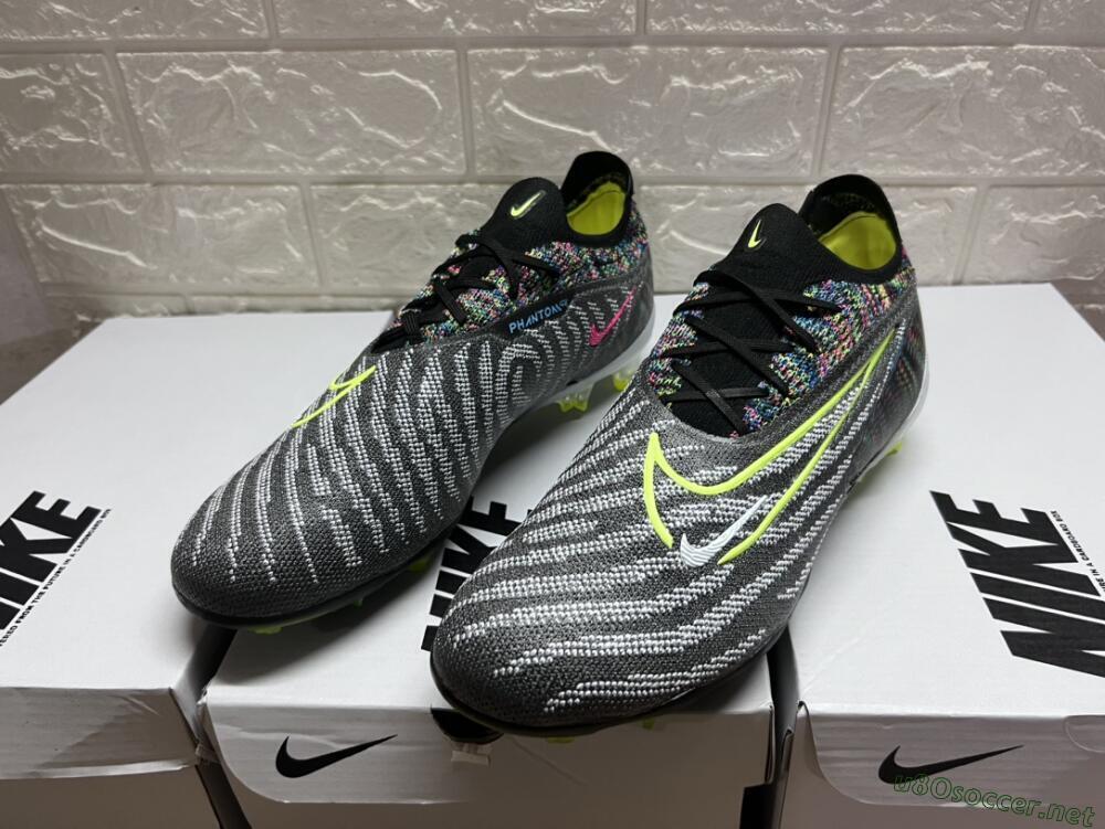 Men's Nike Phantom GX Elite FG Football Boots - Grey/Rainbow