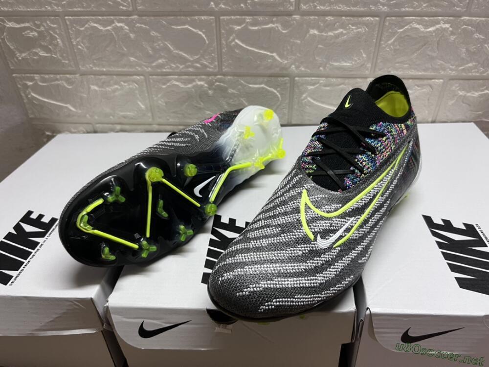 Men's Nike Phantom GX Elite FG Football Boots - Grey/Rainbow