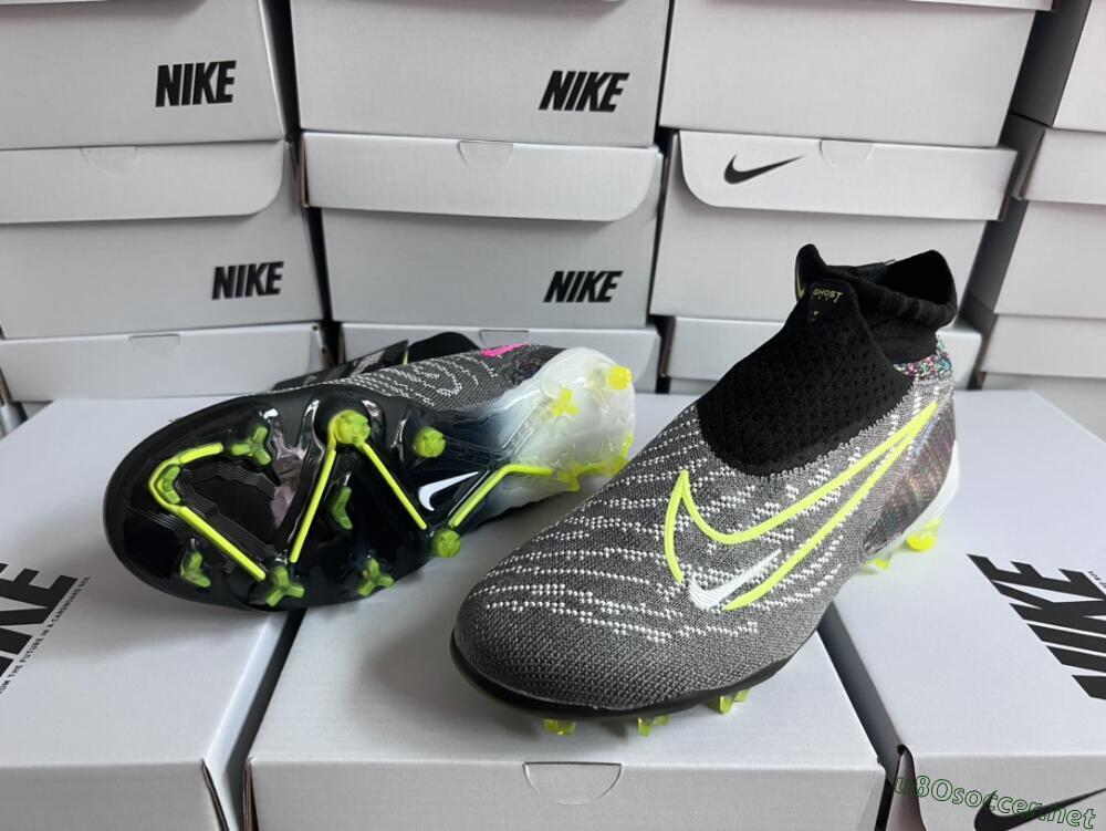 Men's Nike Phantom GX Elite DF FG Football Boots - Black/Rainbow