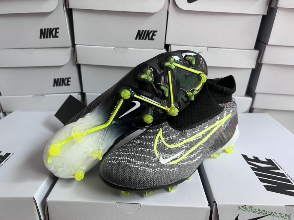 Men's Nike Phantom GX Elite DF FG Football Boots - Black/Rainbow