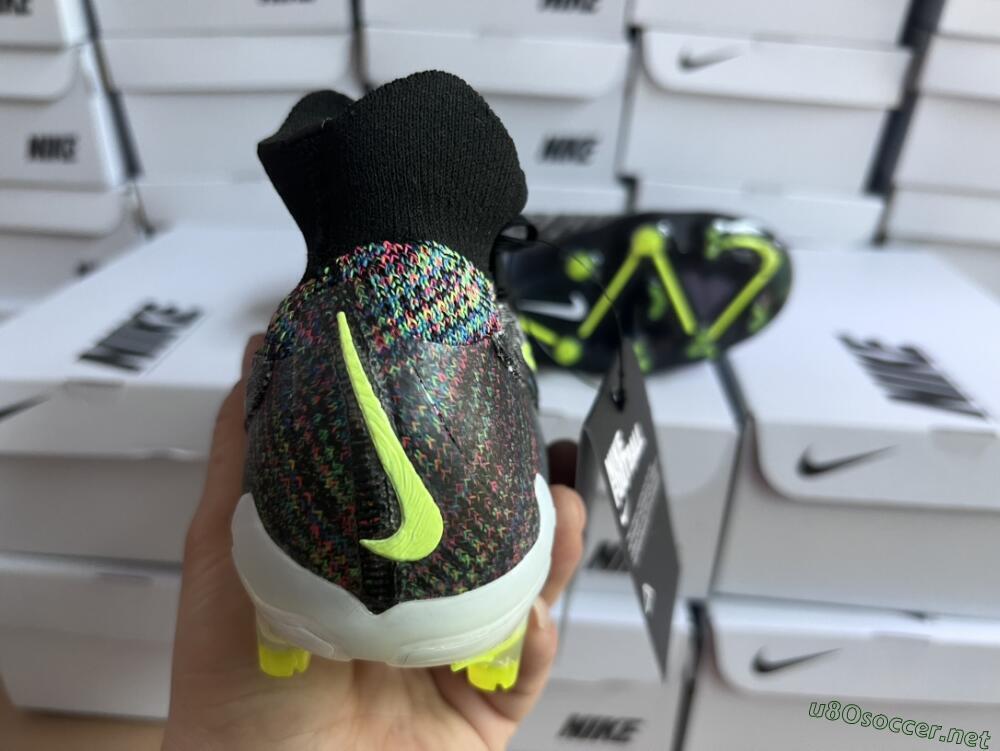 Men's Nike Phantom GX Elite DF FG Football Boots - Black/Rainbow