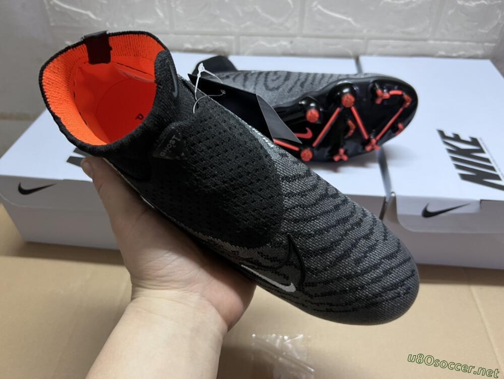 Men's Nike Phantom GX Elite DF FG Football Boots - Black/White