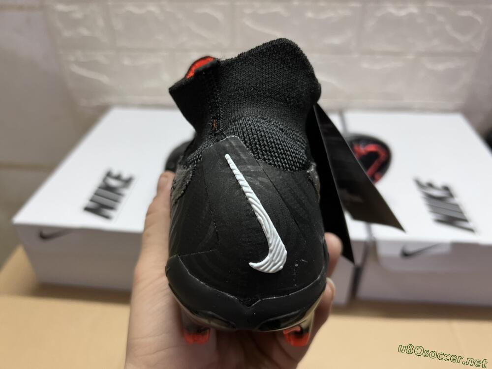 Men's Nike Phantom GX Elite DF FG Football Boots - Black/White