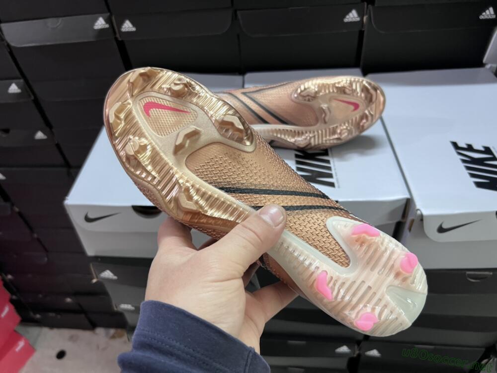 Men's Nike Phantom GT 2 DF Elite FG Football Boots - Black/Gold/White