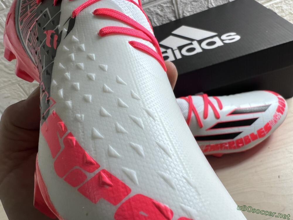 Men's Adidas X Speedportal.1 FG Football Boots - White/Orange