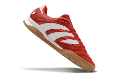 Unisex Adidas Predator Mundial IC Football Shoes - Red/White/Brown