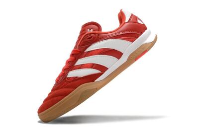Unisex Adidas Predator Mundial IC Football Shoes - Red/White/Brown