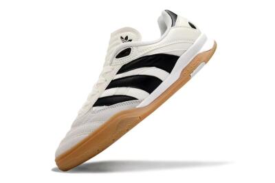 Unisex Adidas Predator Mundial IC Football Shoes - Beige/Black/Brown
